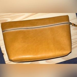 Portland Leather XL Sunflower Makeup Bag